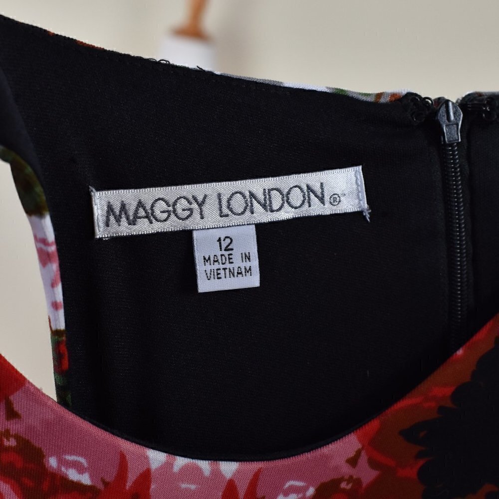 Maggy London Color Block Sheath Dress 12 - Picture 8 of 8